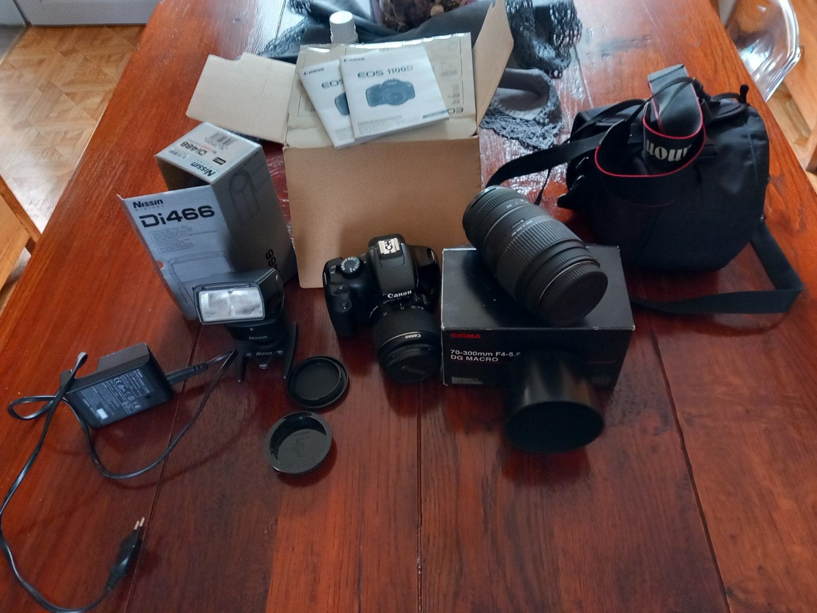 Canon 1100d, Enlèvement, Canon