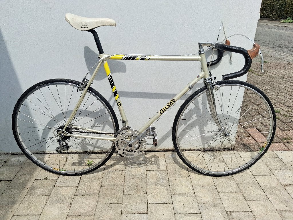Vélo de route rétro léger de haute qualité GITANE taille 57, 10 à 15 vitesses, Frein sur jante, 57 à 61 cm, Enlèvement