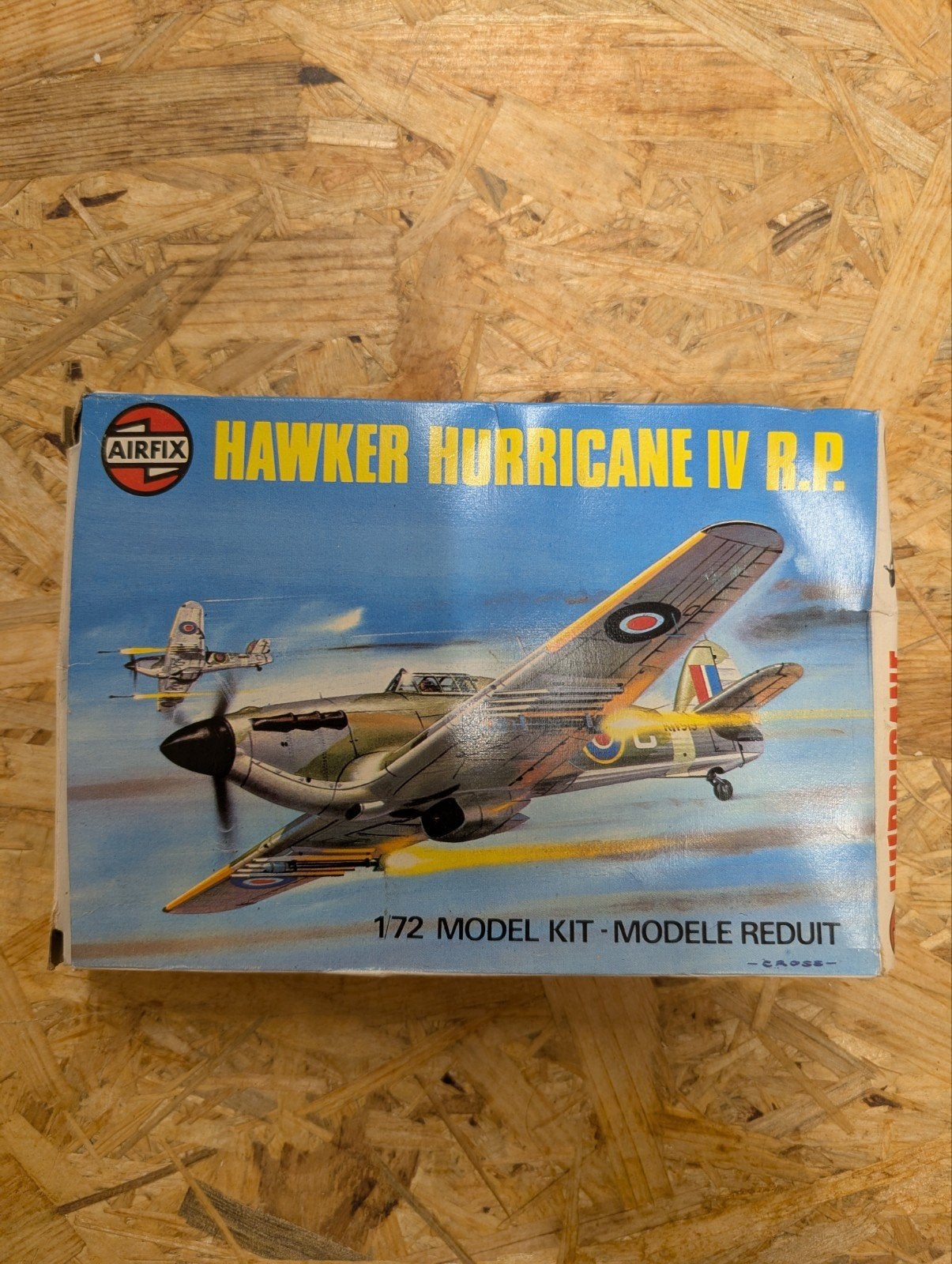 Hawker Hurricane IV kit Airfix, Overige merken, 1:72 tot 1:144, Ophalen of Verzenden, Zo goed als nieuw
