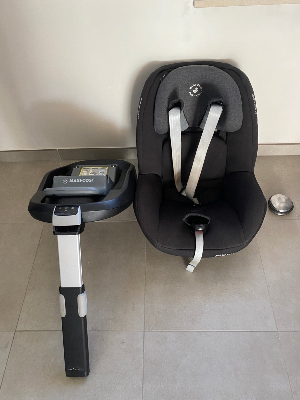 Maxi Cosi isofix met autostoel, Kinderen en Baby's, Ophalen, Gebruikt, Verstelbare rugleuning, 9 t/m 18 kg