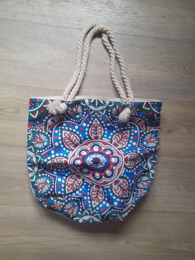 Katoenen strand/boodschappentas (Nieuw), Handtassen en Accessoires, Tassen | Damestassen, Ophalen, Nieuw