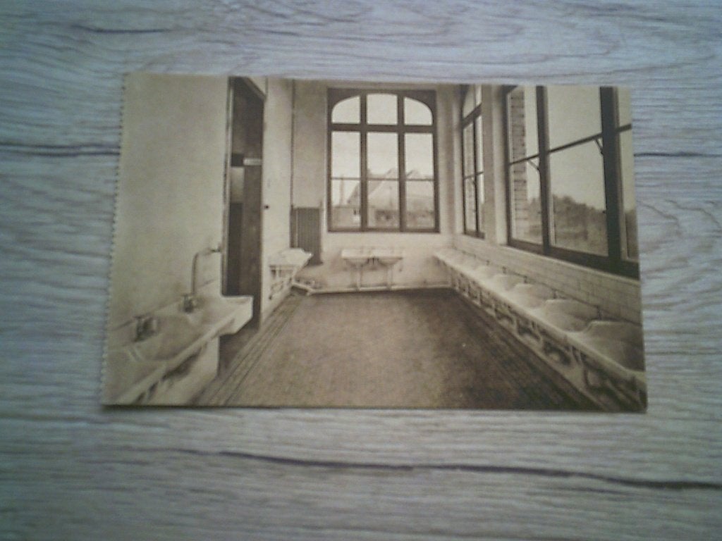 AVERBODE: Oeuvre Nationale des Colonies Scolaires, Un lavoir, Enlèvement ou Envoi, Avant 1920, Non affranchie, Brabant Flamand