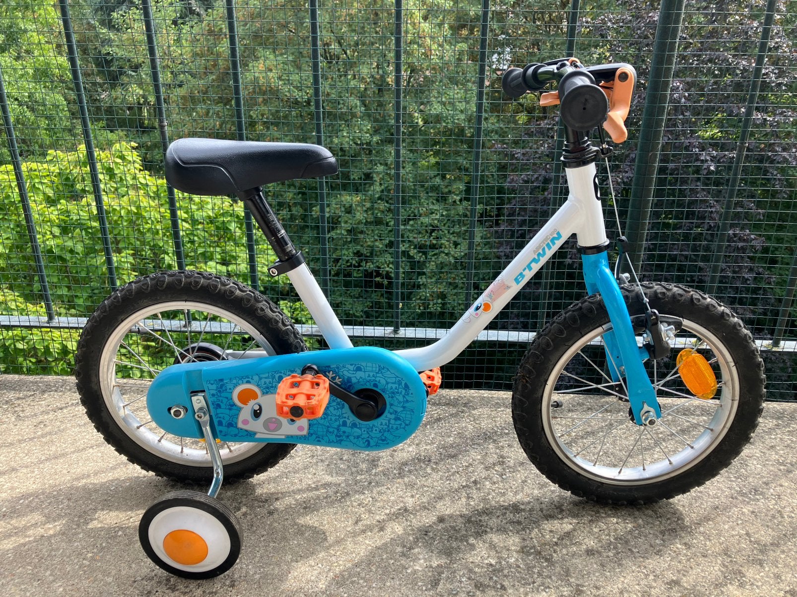 Vélo enfant B’TWIN 14 pouces – Arctic, Ophalen, Gebruikt, Minder dan 16 inch