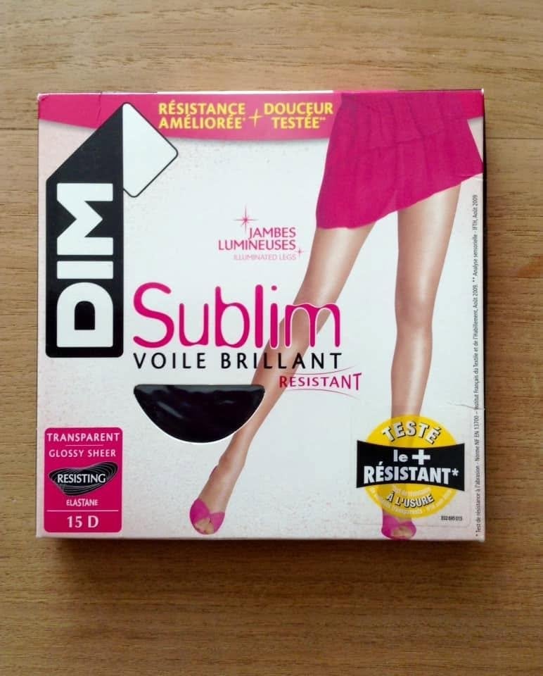 Collants DIM Sublim Voile Brillant Noir t.4/XL, Neuf, Taille 48/52 (XL), Enlèvement ou Envoi, Panty
