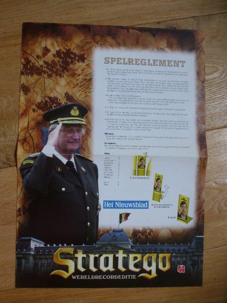 STRATEGO ÉDITION RECORD MONDIAL POLITIQUE BELGE, Enlèvement ou Envoi, Comme neuf, Politique