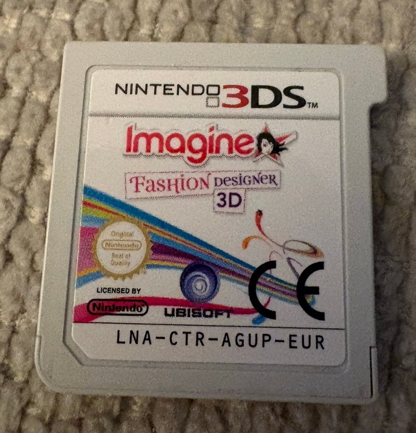 Image fashion designer 3d (3ds), Games en Spelcomputers, Games | Nintendo 2DS en 3DS, Ophalen, Zo goed als nieuw, Overige genres