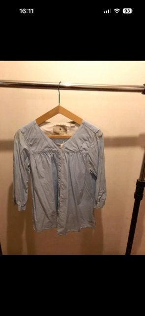 Lichtblauwe blouse Scotch & Soda, Kleding | Dames, Blouses en Tunieken, Blauw, Maat 42/44 (L), Scotch & Soda, Ophalen of Verzenden