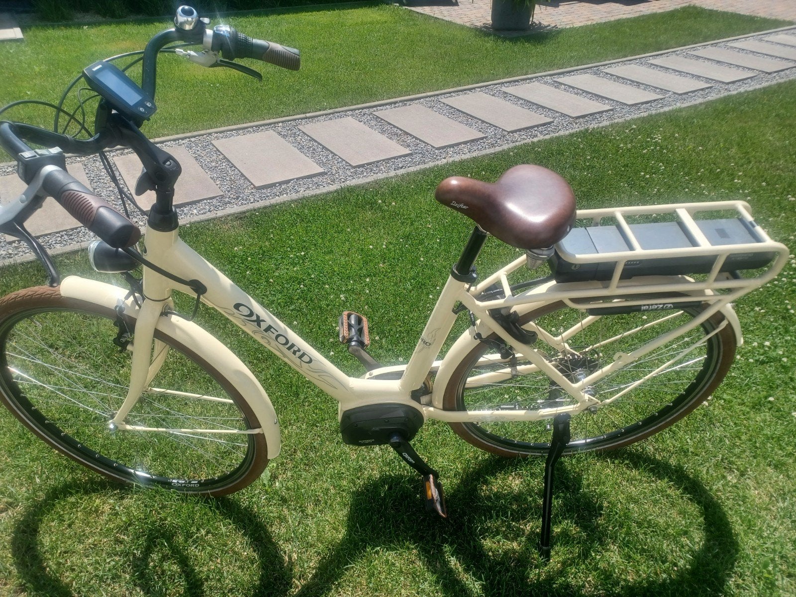 Oxford met schimano middenmotor, Ophalen