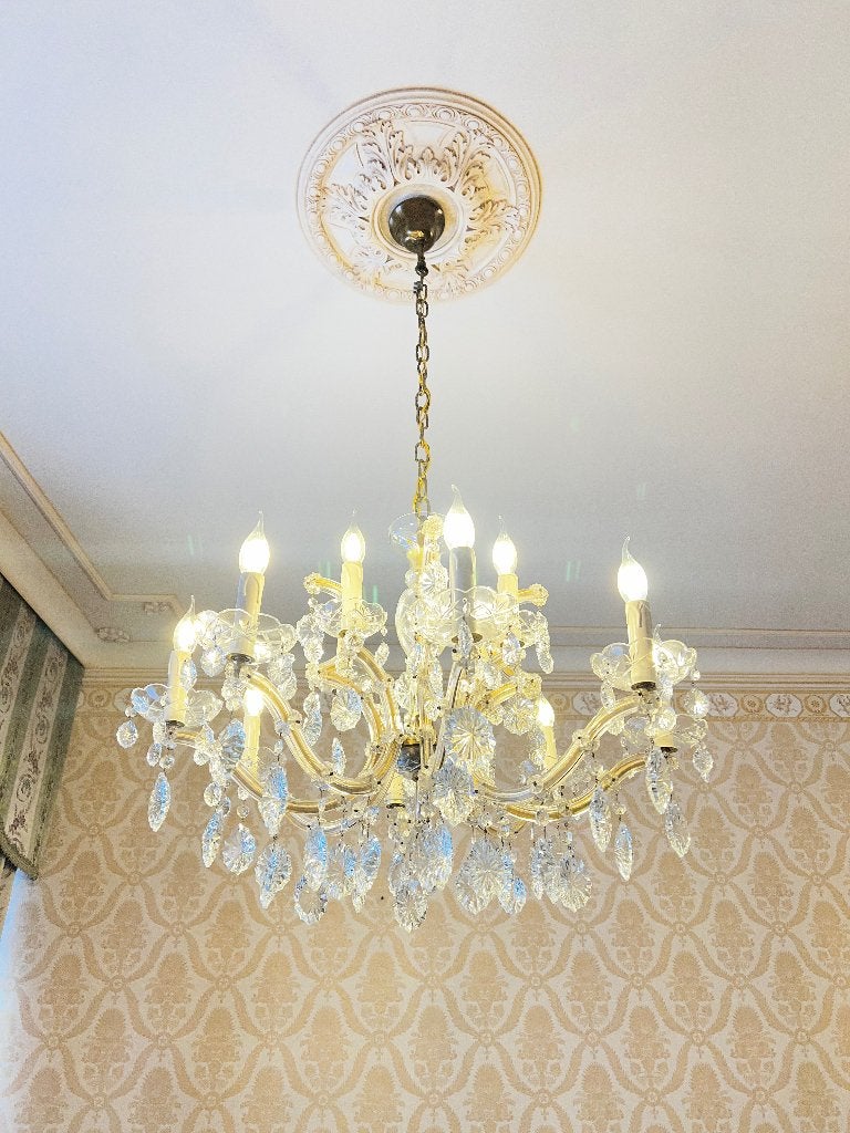Marie theresia luchter kristal, Antiek en Kunst, Ophalen