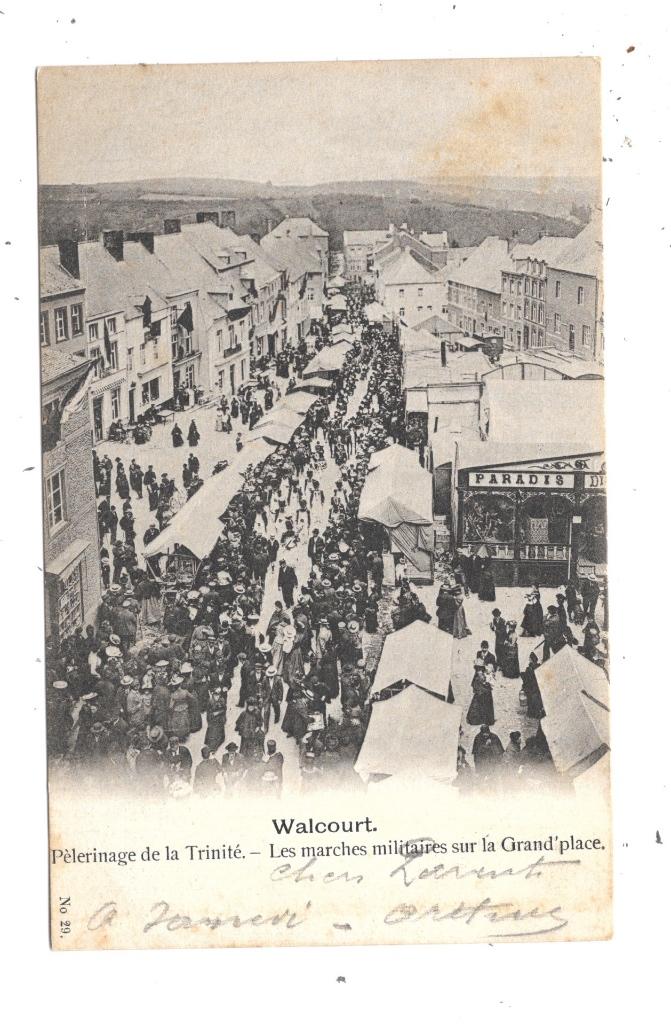 Walcourt NA61: Pèlerinage de la Trinité. Les marches..., Collections, Cartes postales | Belgique, Envoi, Avant 1920, Non affranchie