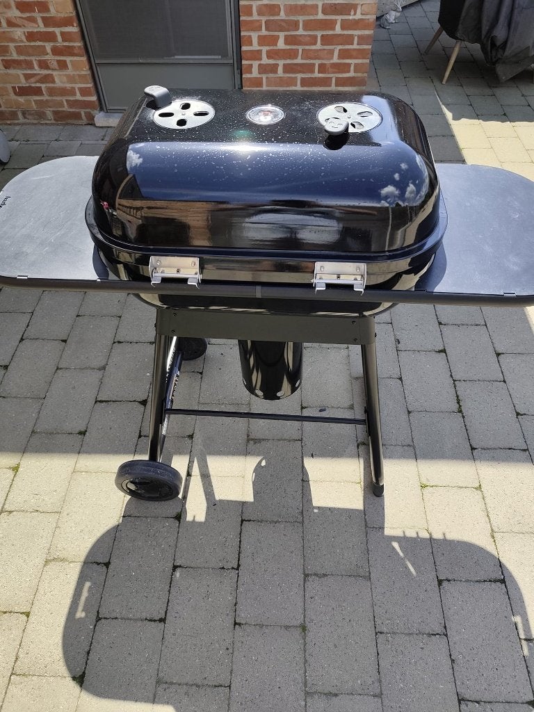 BBQ Barbecook Magnus Premium + Hoes large, Tuin en Terras, Ophalen, Zo goed als nieuw, Barbecoock