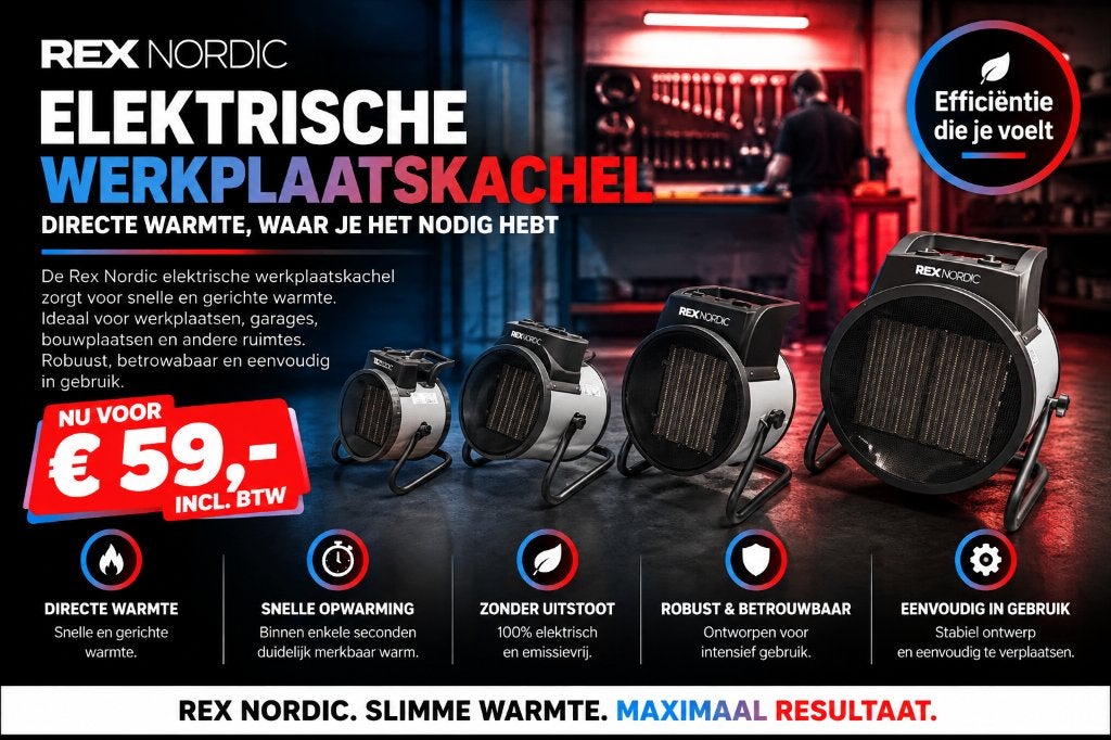 Airrex compacte HEAT 2000 ventilatorkachel, Ophalen, Nieuw, Overige typen