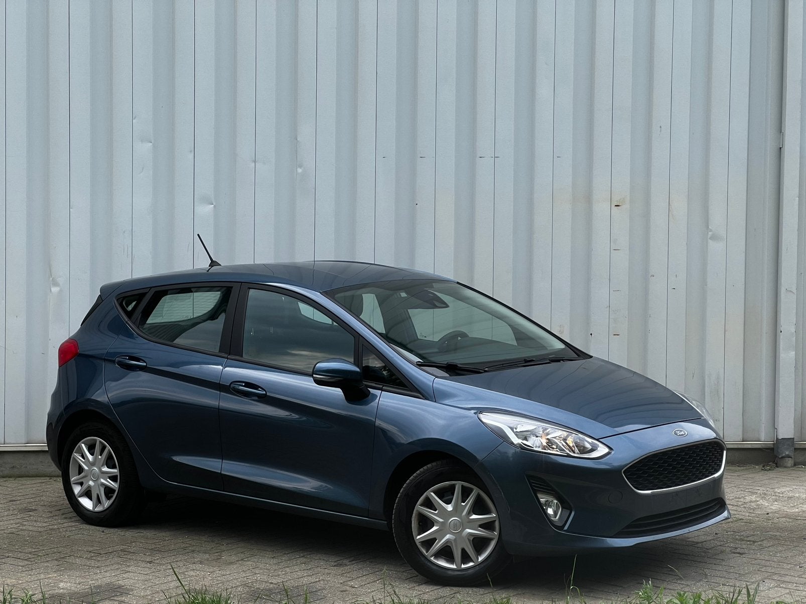 - Ford Fiesta - 1.0 Benzine - Carplay - BJ 2018 - Airco -, Auto's, Ford, Voorwielaandrijving, Dealer onderhouden, Stof, Blauw
