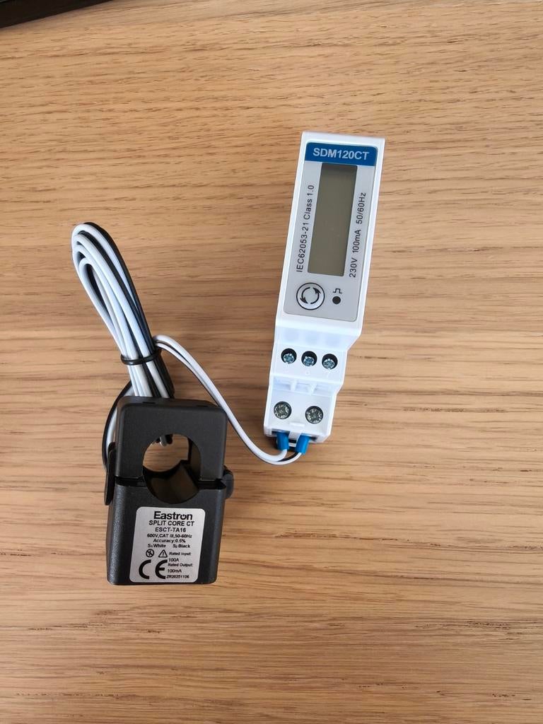 Compteur d'énergie monophasé bi directionnel SDM120CTM-100mA, Bricolage & Construction, Enlèvement ou Envoi, Neuf, Autres types