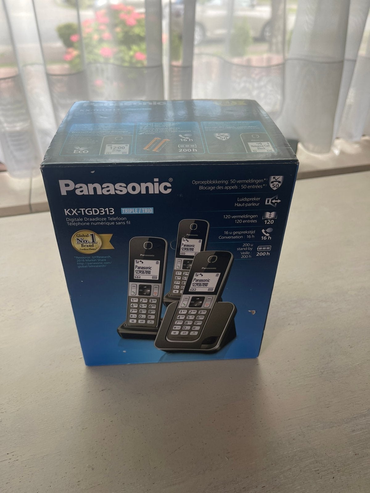 TRIO Telephone numérique sans fil Panasonic, Télécoms, Enlèvement, Comme neuf