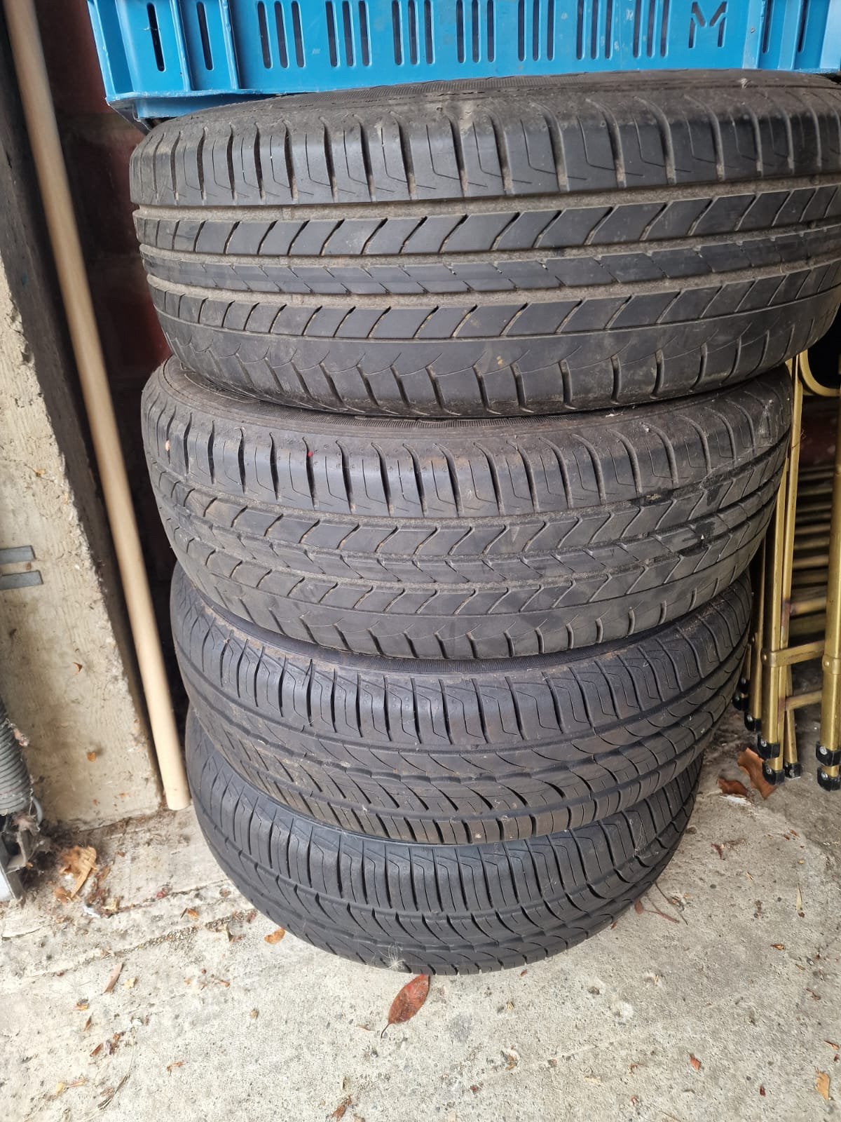 4 pneus Goodyear 185/55 R15 91V, Enlèvement, Neuf