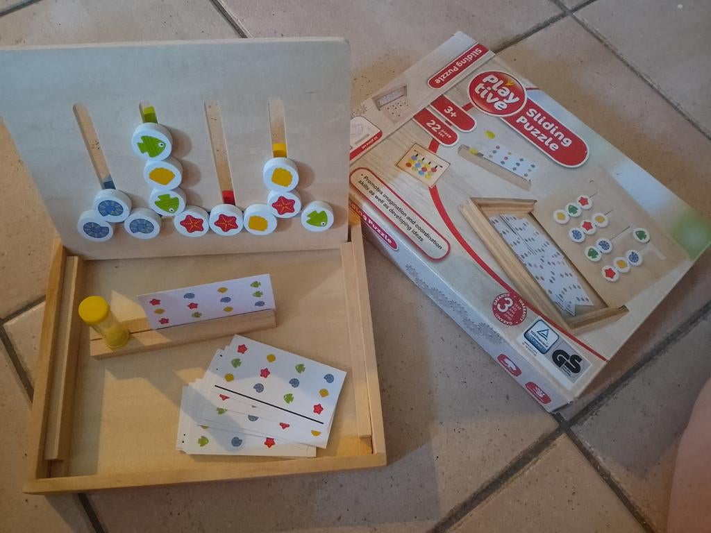 Houten schuifpuzzel, Hobby & Loisirs créatifs, Timbres épargne, Enlèvement
