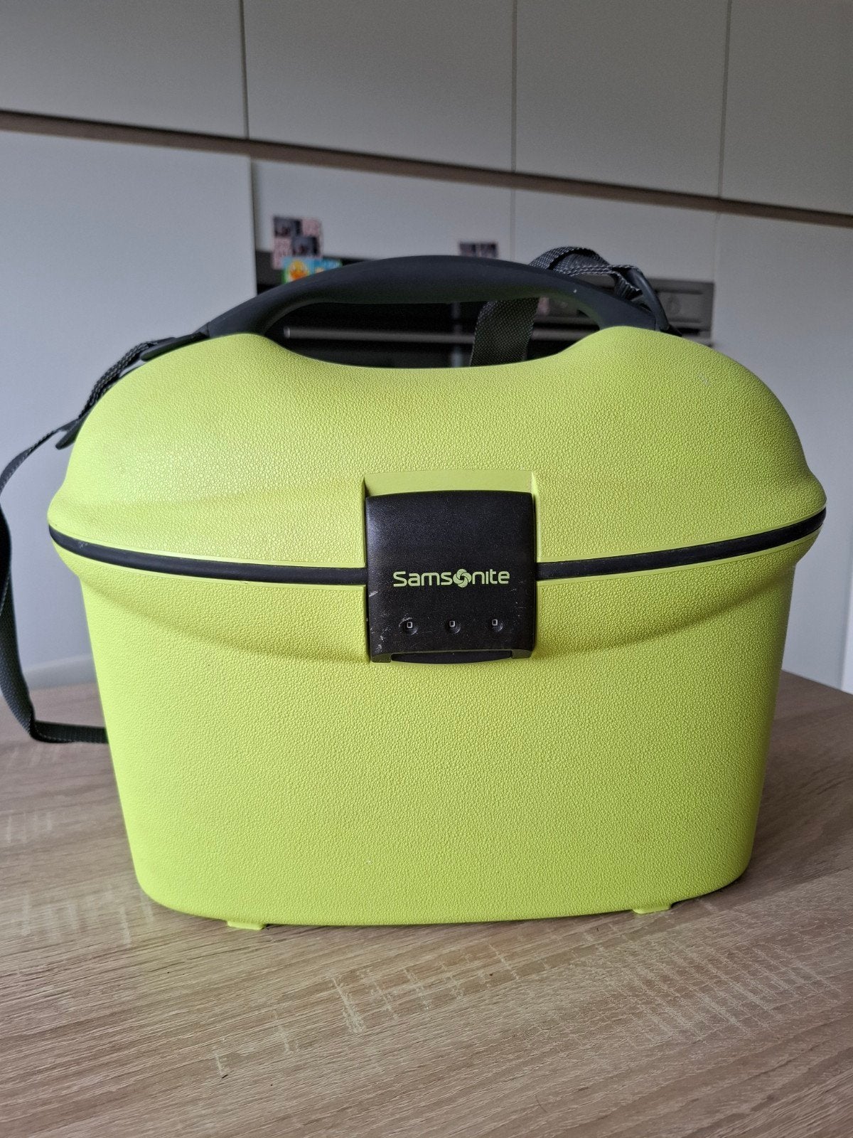 beautycase Samsonite, Utilisé, Avec serrure, Rigide, Vert