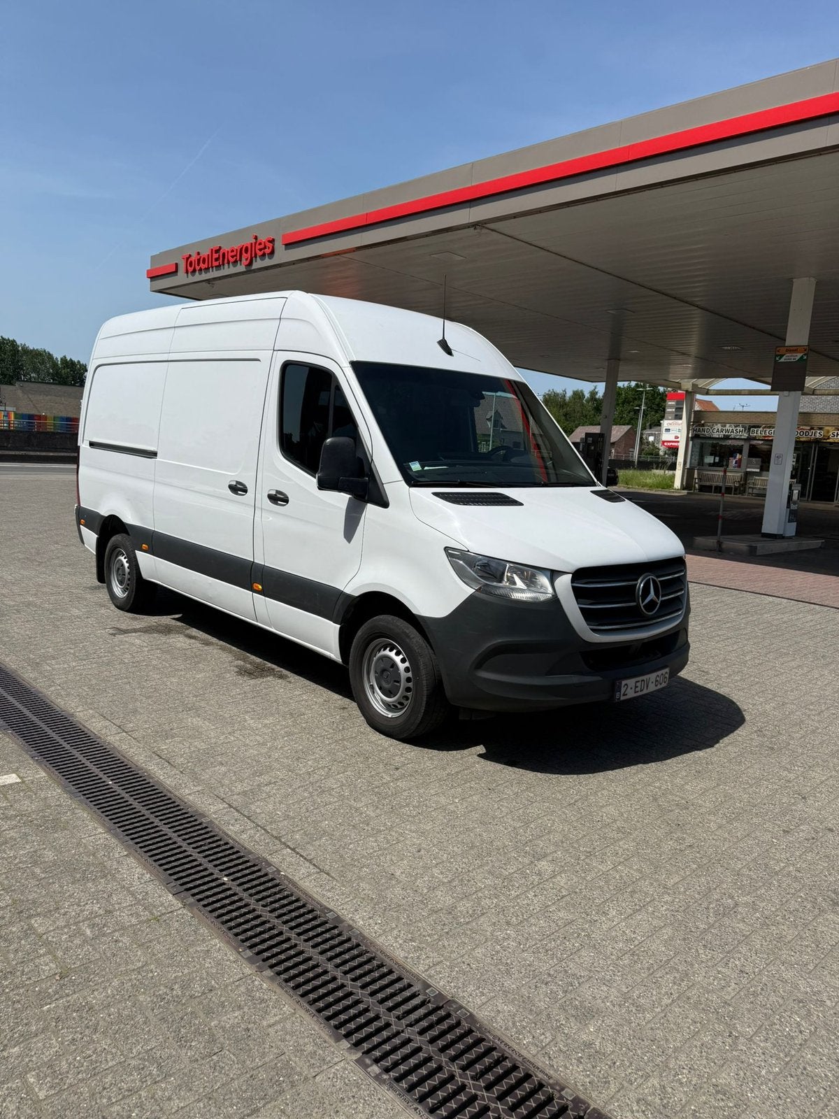 Mercedes Sprinter 2023 met 95.000 km’s L2H2, Auto's, Automaat, Wit, Mercedes-Benz, Diesel
