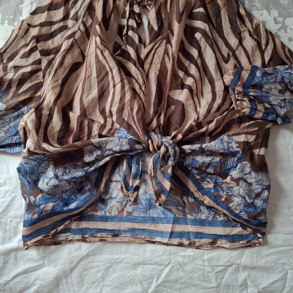 Blouse oversize, Enlèvement, Comme neuf, Taille 38/40 (M), Multicolore