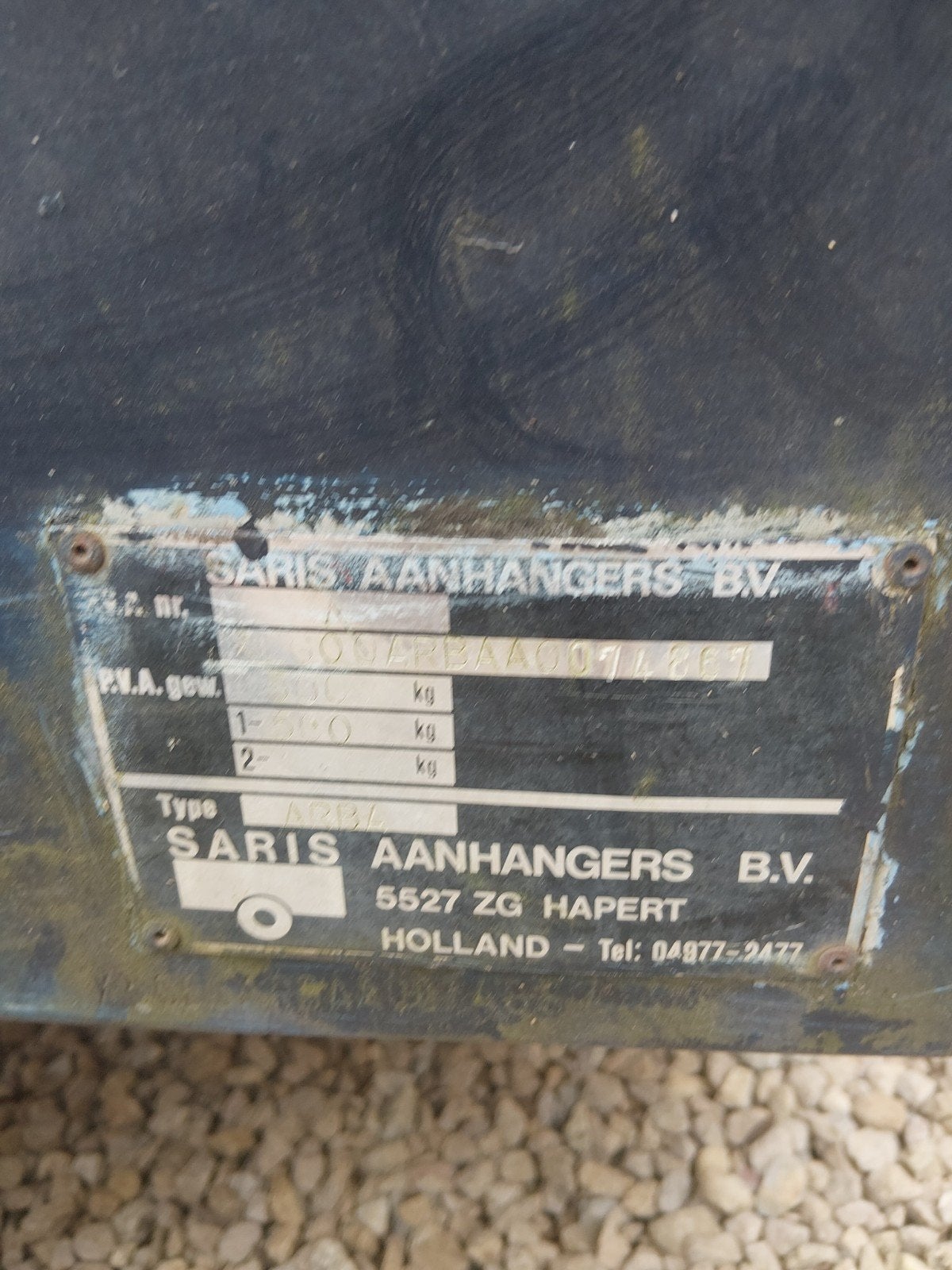 saris aanhangwagen, Auto diversen, Aanhangers en Bagagewagens, Ophalen