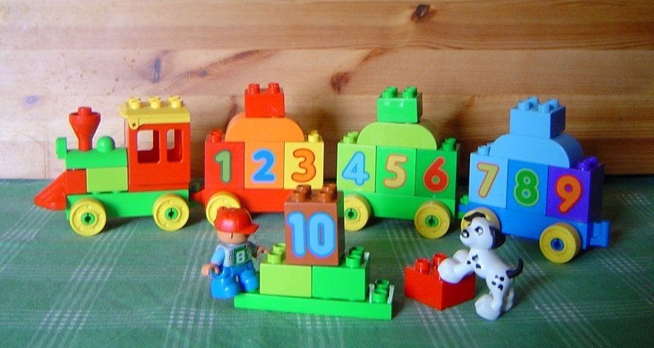 Duplo 10558 - Getallentrein, Gebruikt, Overige thema's, Ophalen of Verzenden, Duplo