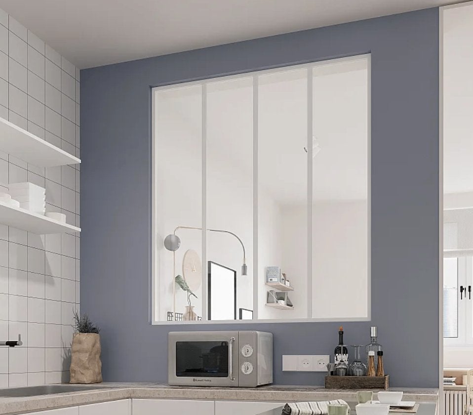 Aluminium binnenraam  Vente-unique BAYVIEW - 120 x 130 cm, Enlèvement, Utilisé, 120 à 160 cm, Autres types