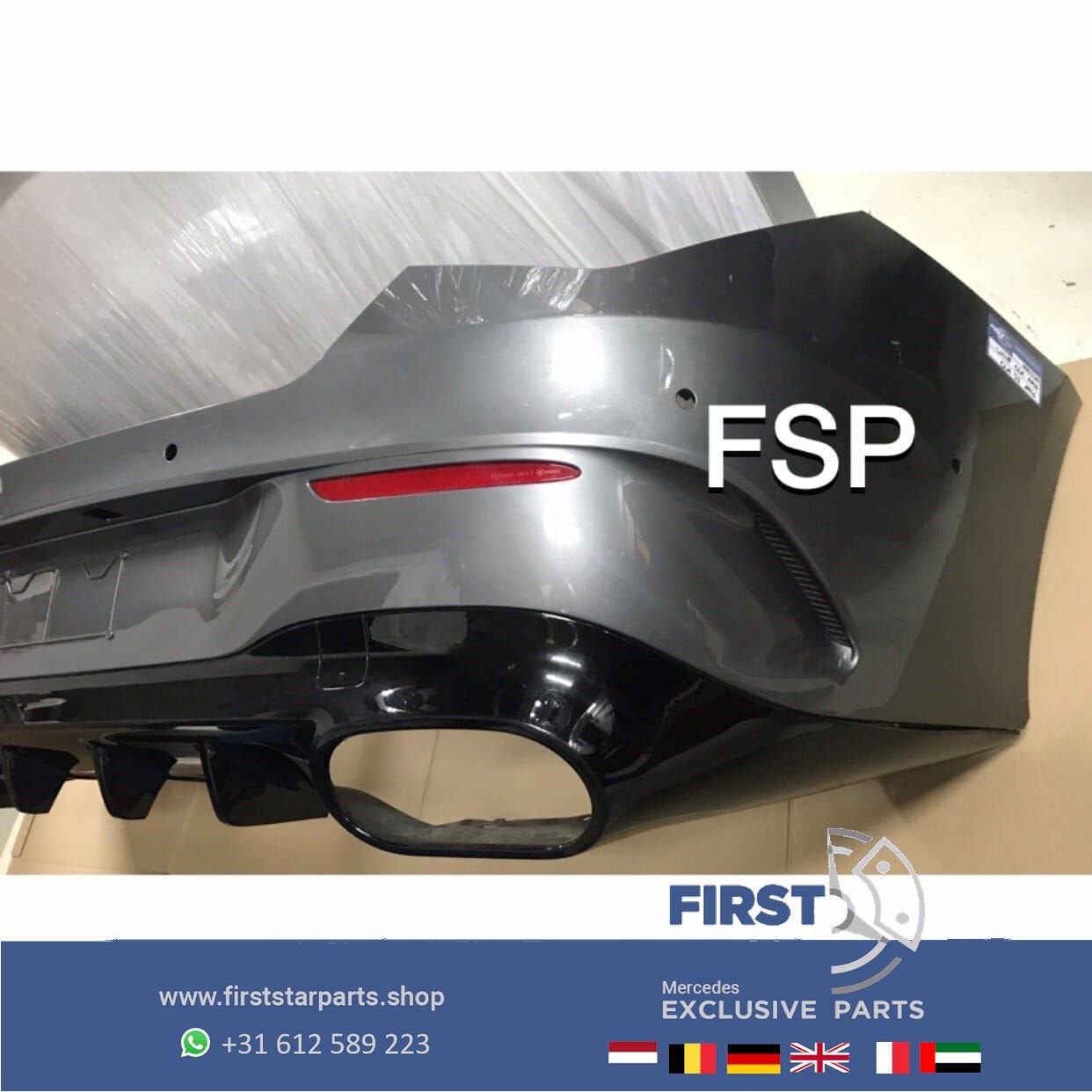 W118 CLA 35 AMG COMPLETE VOORBUMPER + ACHTERBUMPER PAKKET GR, Utilisé, Avant, -, -