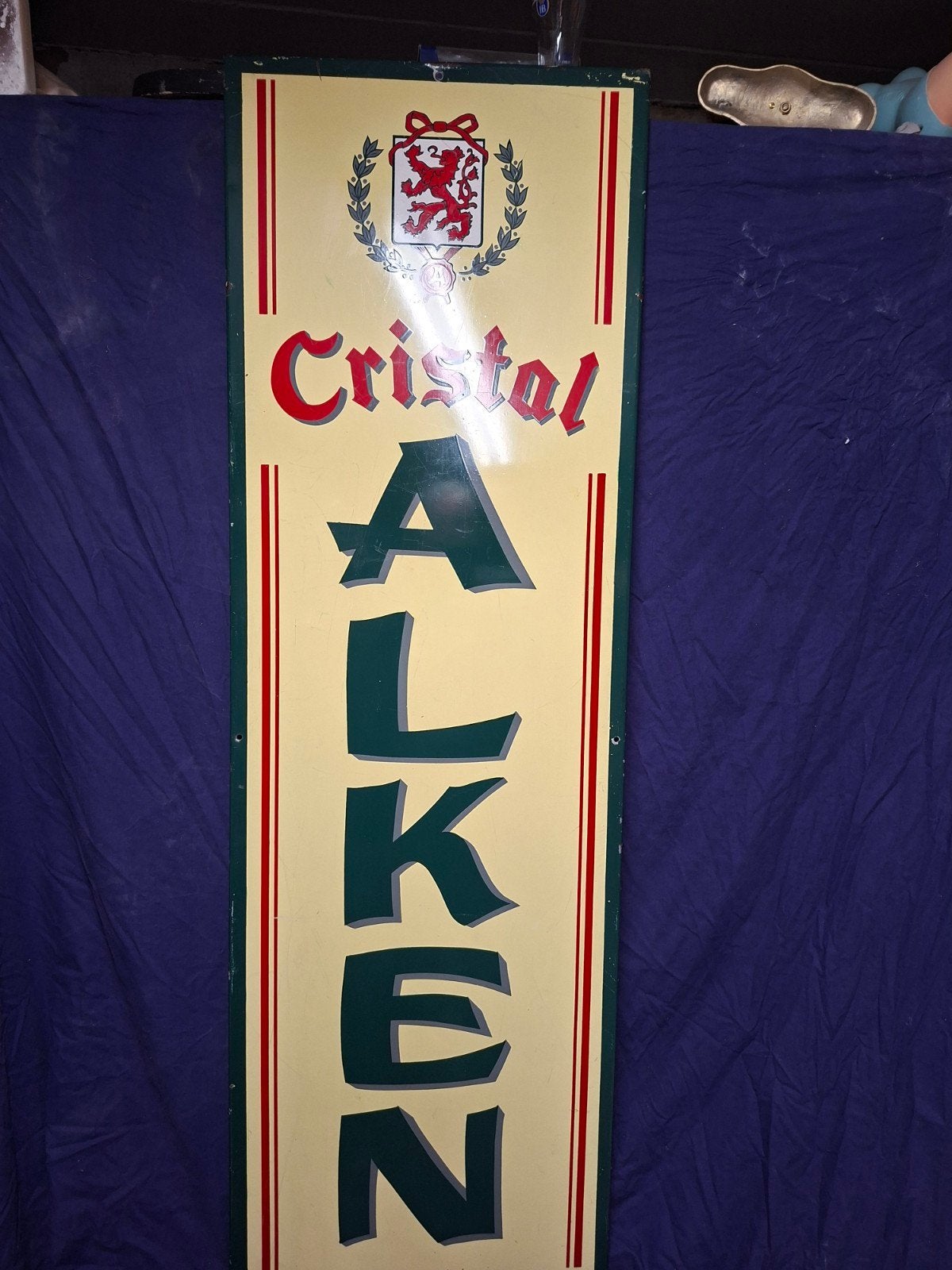 Email Cristal Alken 1967 Parfait état !, Enlèvement ou Envoi, Utilisé, Panneau publicitaire