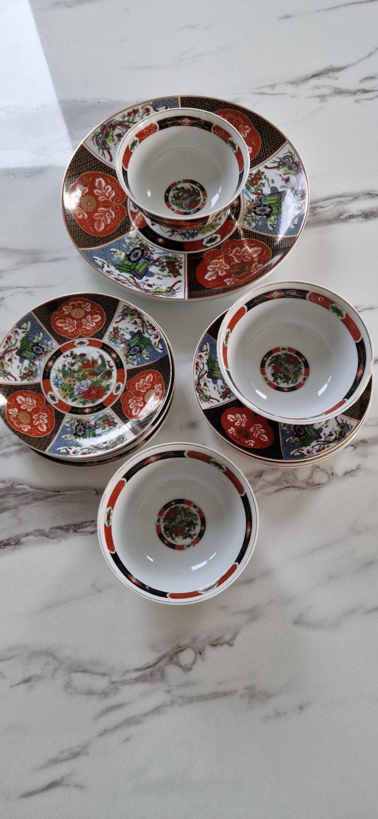 Taous serviesgoed van oosters porselein, Ophalen, Overige merken, Vintage, Bord(en)