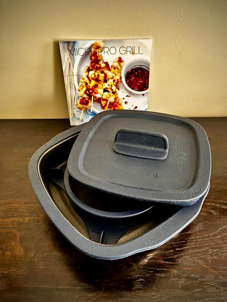Tupperware MicroPro Grill, Enlèvement, Comme neuf, Bleu, Autres types