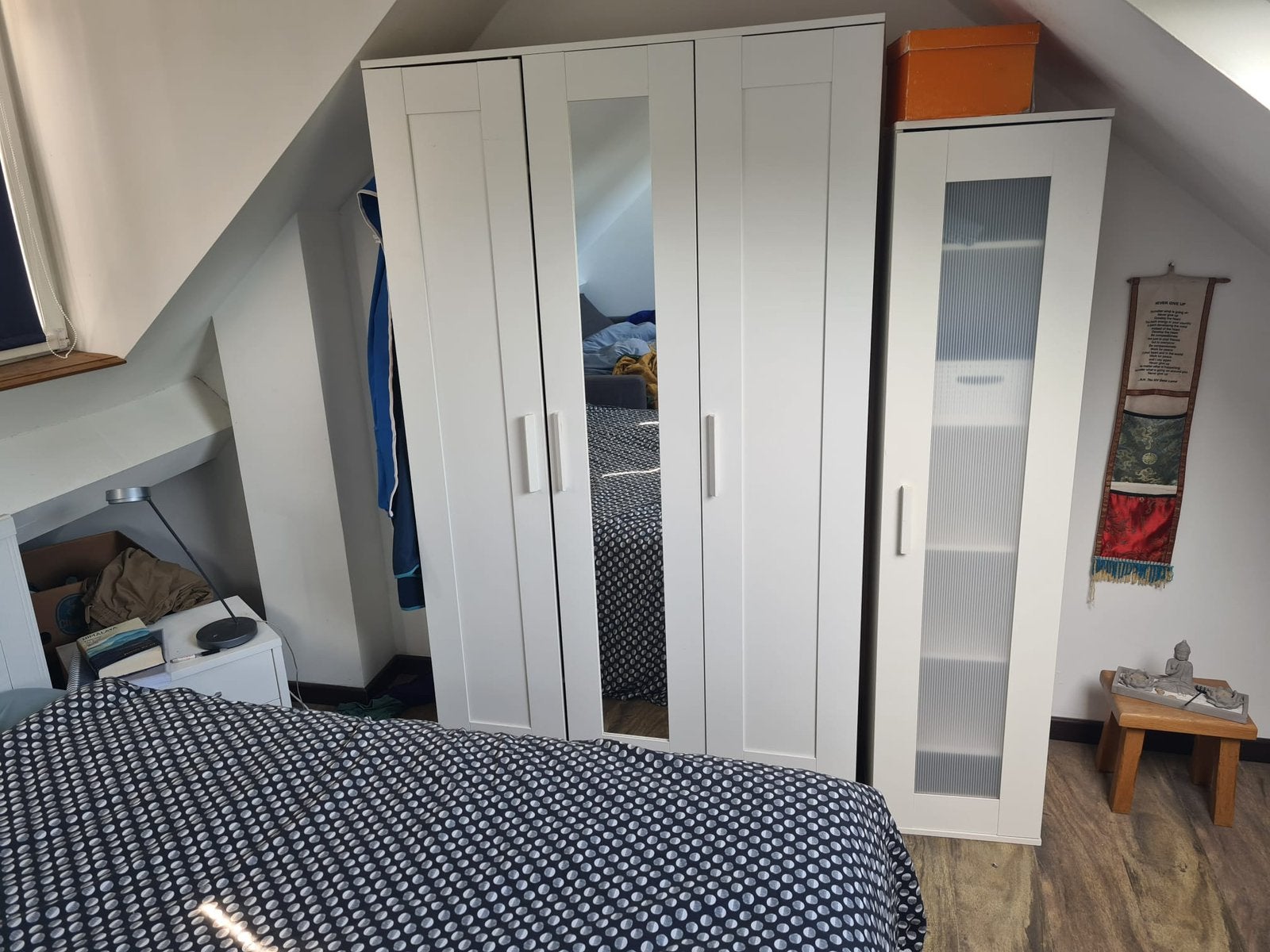 Ikea Brimnes witte kledingkast, Huis en Inrichting, Kasten | Ladekasten, Ophalen, Gebruikt, 150 tot 200 cm, 150 tot 200 cm