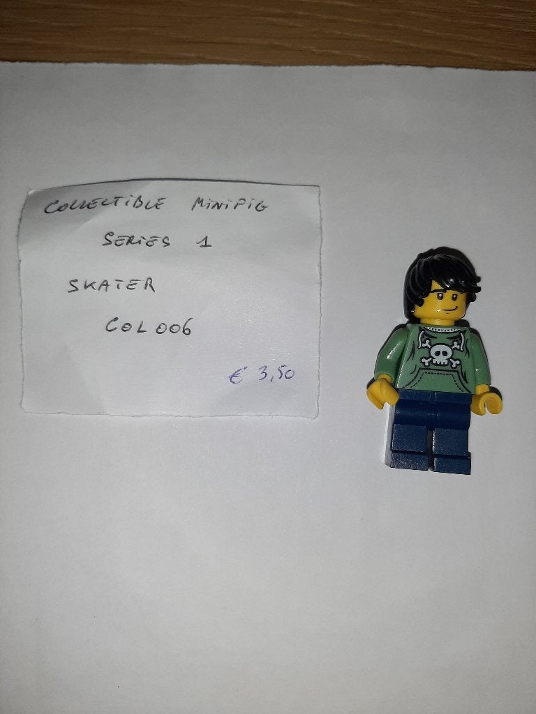 Lego Minifig Collectible série 1 col006 Skater, Enlèvement ou Envoi, Lego, Comme neuf, Complet
