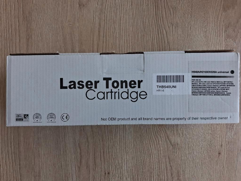 Lasertoner cartridge H540A/H210X/H320A universeel ZWART, Ophalen of Verzenden, Nieuw, Cartridge, Huismerk