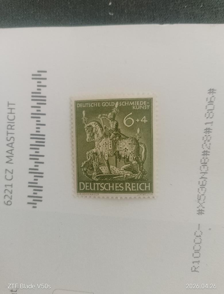 Post deutsches reich, Postzegels en Munten, Ophalen of Verzenden