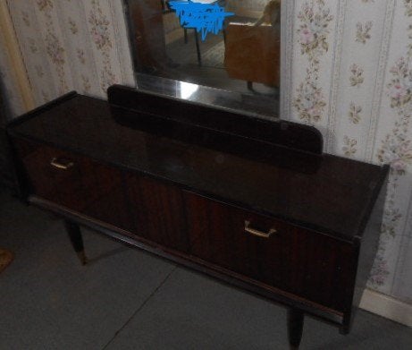 vintage kastje op houten pootjes, Huis en Inrichting, Kasten | Overige, Ophalen, Gebruikt