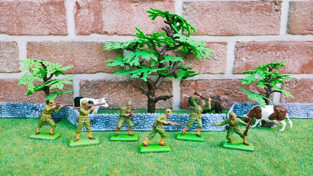 Ensemble de 6 soldats US " Britains deetail ", Enlèvement ou Envoi, Comme neuf