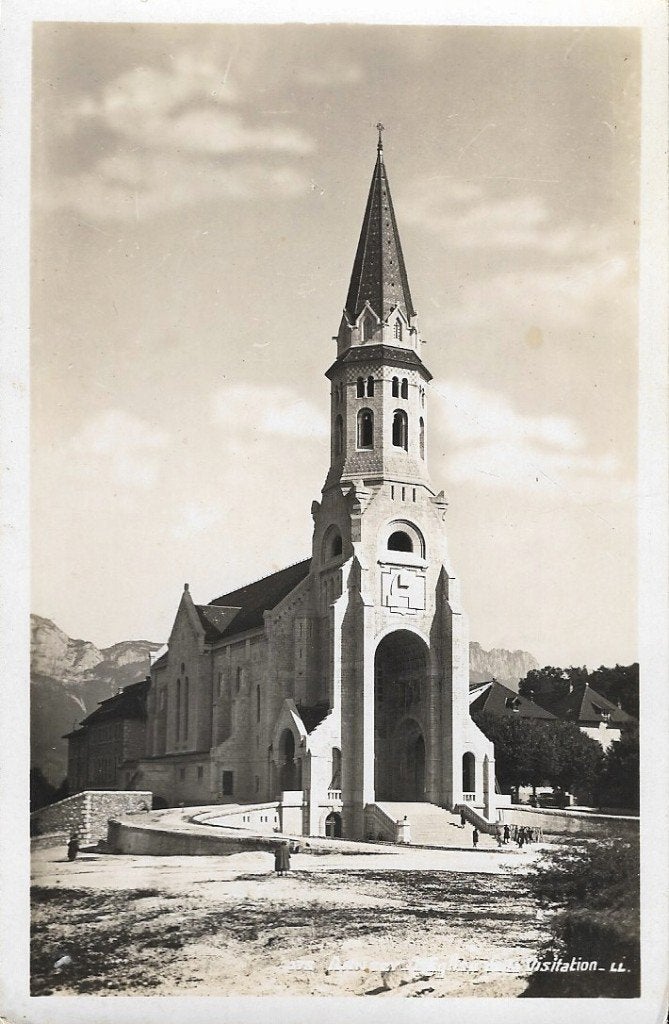 1940 - FRANCE - Annecy : Basilique de la Visitation, Envoi, 1920 à 1940, Non affranchie, France