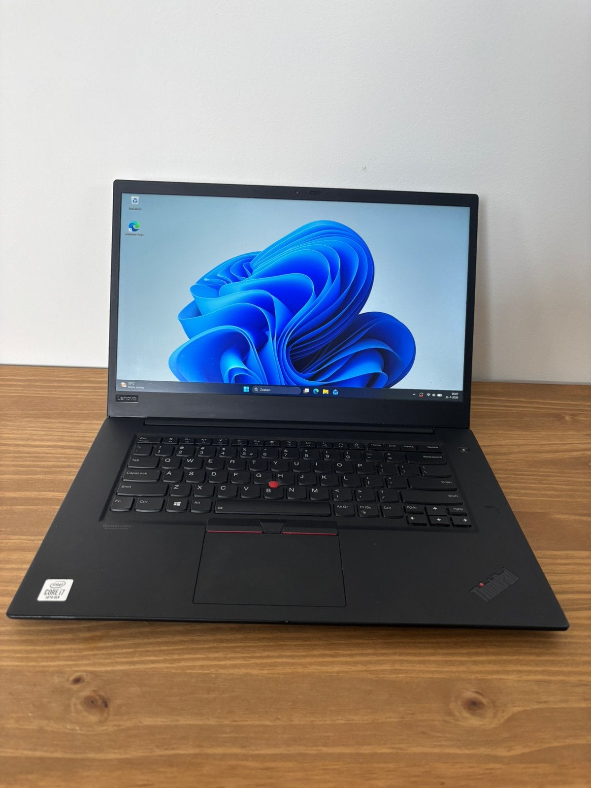 Lenovo ThinkPad P1 Gen 3 - i7-10750H, 16GB RAM, 1TB SSD, Gebruikt, Ophalen of Verzenden, SSD, 3 tot 4 Ghz