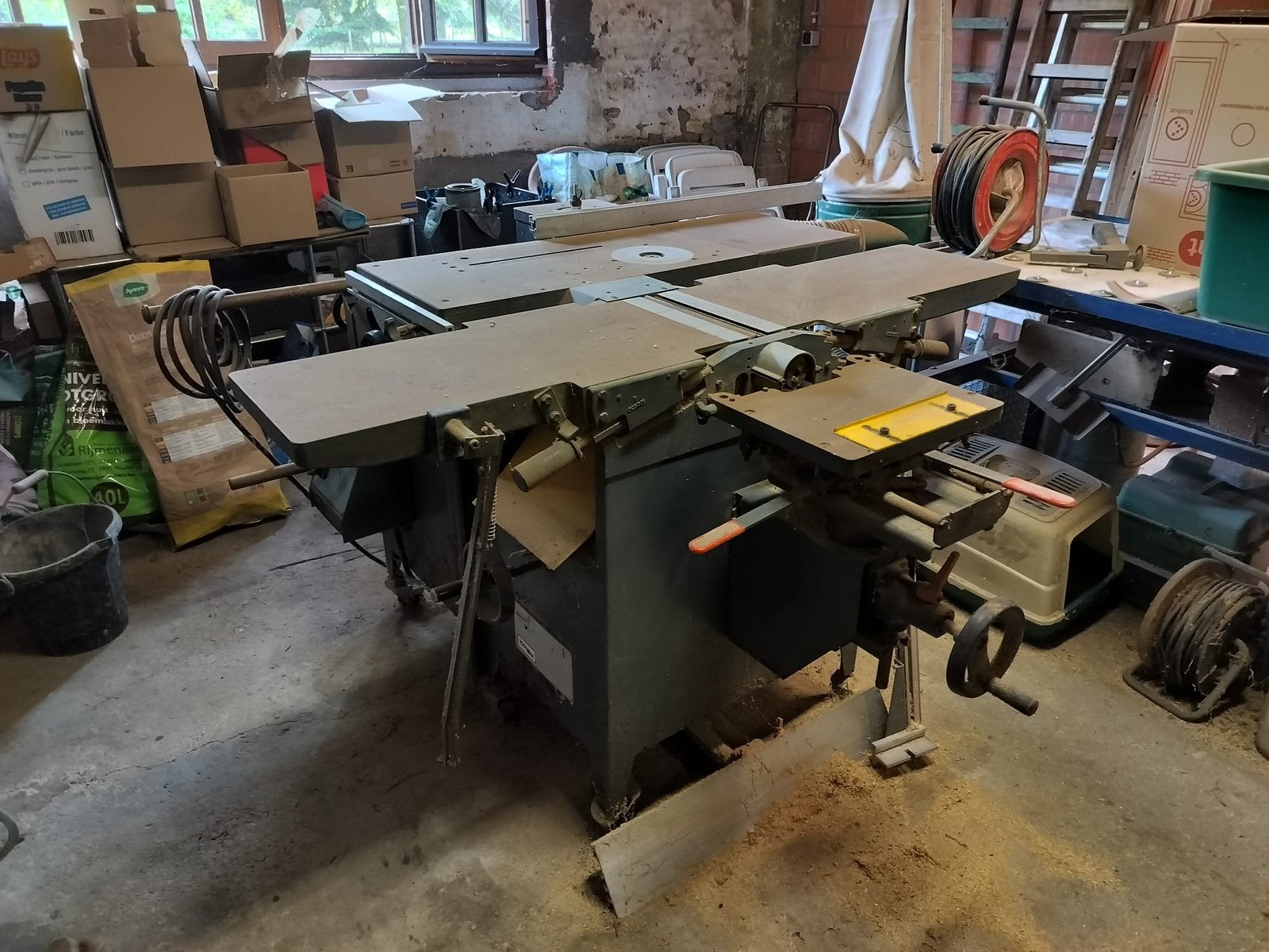 Toolmax combiné houtbewerking, Ophalen