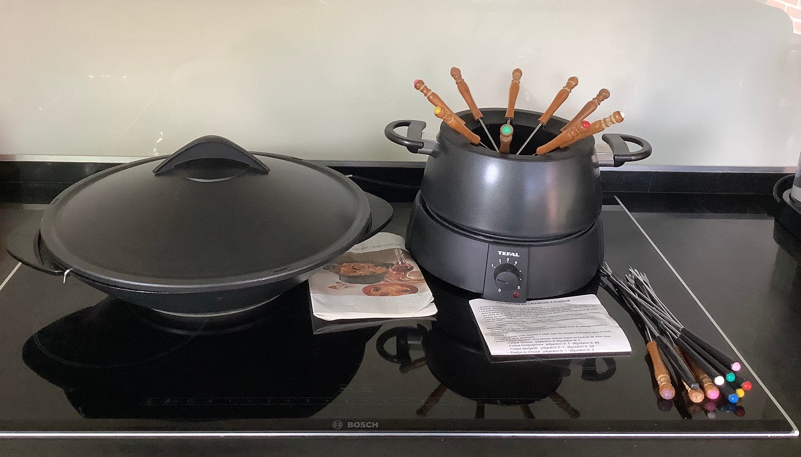 NEUF ! Wok électrique Tefal 6 L Multiwok + appareil à fondue, Neuf, Enlèvement ou Envoi, Autres marques, Autres types
