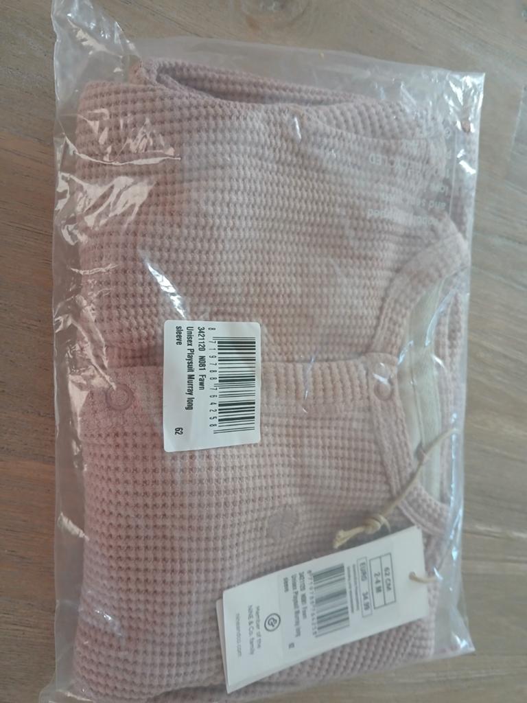 Noppies nieuwe playsuit maat 62, Kinderen en Baby's, Babykleding | Maat 62, Ophalen, Nieuw