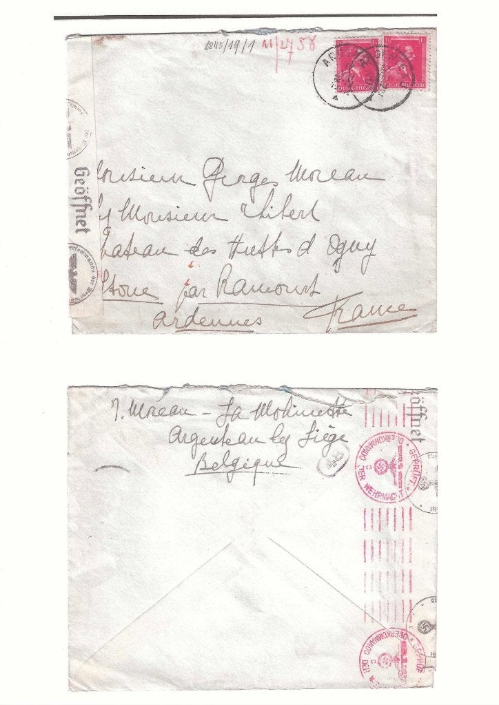 Enveloppe contrôlee par WEHRMACHT, Enlèvement, Autres, Autres types