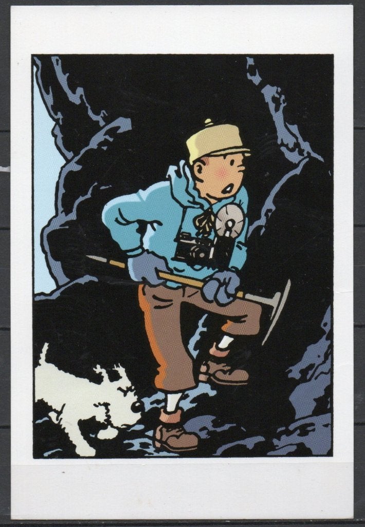 Carte postale : Hergé : Tintin/ Tintin au Tibet - 050, Enlèvement