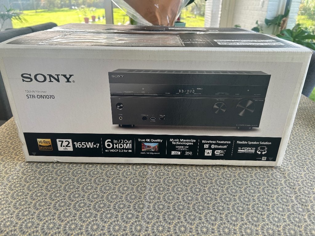 Sony 7.2 Kanaals AV Receiver, Audio, Tv en Foto, Nieuw, Ophalen of Verzenden, Sony, 120 watt of meer