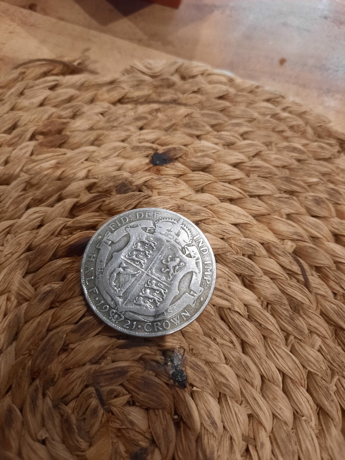 Demi couronne argent 1921, Enlèvement ou Envoi, Argent, Argent