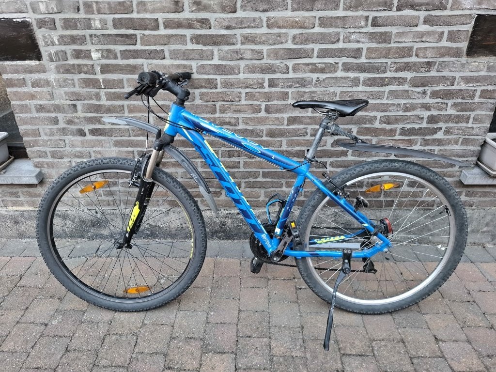 Mountainbike te koop, Ophalen, Minder dan 10 versnellingen, Gebruikt, Velgrem