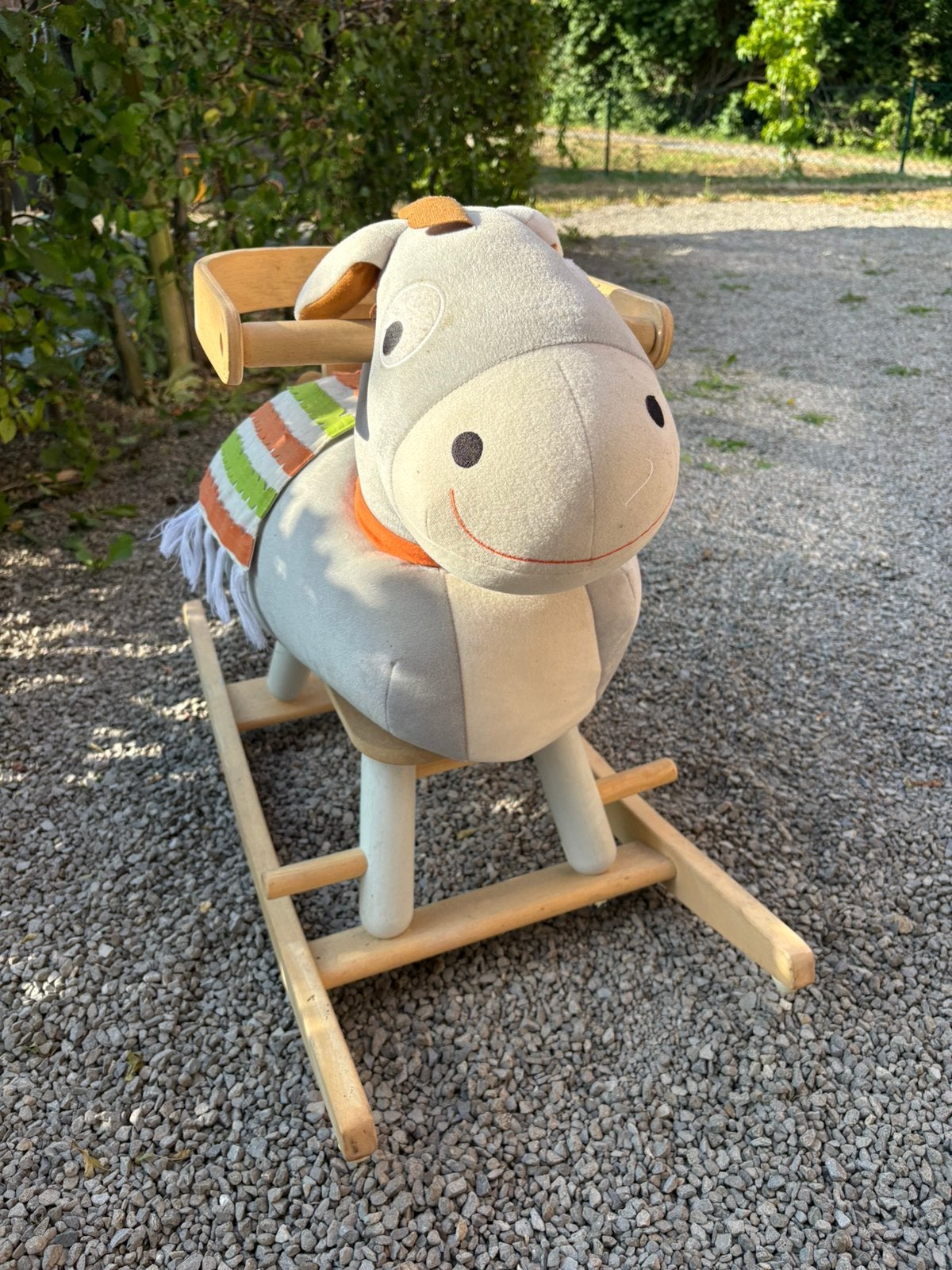 Cheval à bascule Janod avec arceau de sécurité, Enlèvement, Comme neuf