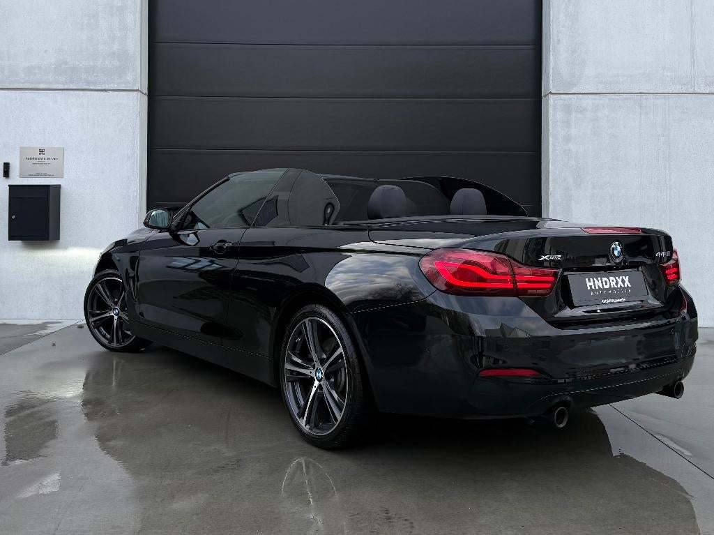BMW 440i xDrive Cabrio - B58 - H&K / HUD / CarPlay / Keyless, Auto's, BMW, 4 zetels, 1800 kg, Cabriolet, Zwart