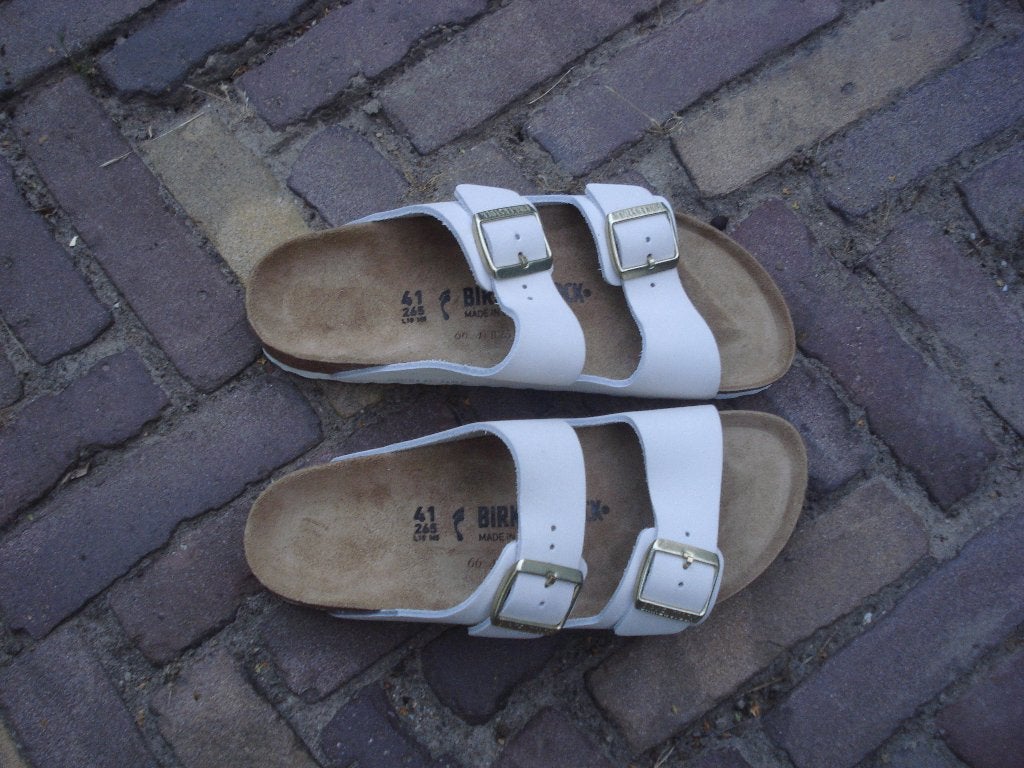 Birkenstock Arizona wit 41 nieuw Gratis verzending per post, Slippers, Verzenden, Wit, Nieuw